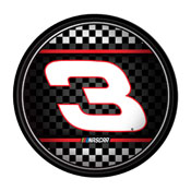 Austin Dillon: Checkered Flag - Modern Disc Wall Sign, NAAD03-230-02A