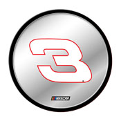 Austin Dillon: Modern Disc Mirrored Wall Sign, NAAD03-235-01