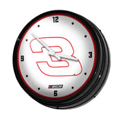 Austin Dillon: Retro Lighted Wall Clock, NAAD03-550-01