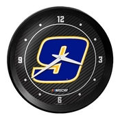 Chase Elliott: Ribbed Frame Wall Clock, NACE09-530-01