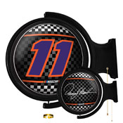 Denny Hamlin: Original Round Rotating Lighted Wall Sign, NADH11-115-01
