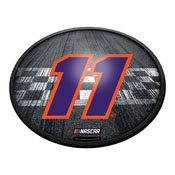 Denny Hamlin: Finish Line - Oval Slimline Lighted Wall Sign, NADH11-140-01