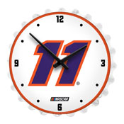 Denny Hamlin: Bottle Cap Lighted Wall Clock, NADH11-545-01