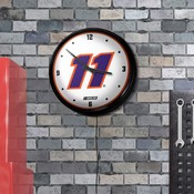 Denny Hamlin: Retro Lighted Wall Clock, NADH11-550-01