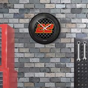 Joey Logano: Tire Framed - Modern Disc Wall Clock, NAJL22-510-02