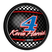 Kevin Harvick: Round Slimline Lighted Wall Sign