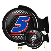 Kyle Larson: Original Round Rotating Lighted Wall Sign, NAKL05-115-01