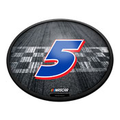 Kyle Larson: Finish Line - Oval Slimline Lighted Wall Sign, NAKL05-140-01