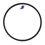Kyle Larson: Modern Disc Dry Erase Wall Sign, NAKL05-612-01