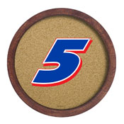 Kyle Larson: Mirrored Barrel Top Cork Note Board, NAKL05-632-01