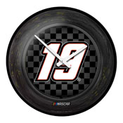 Martin Truex, Jr.: Tire Framed - Modern Disc Wall Clock, NAMT19-510-02