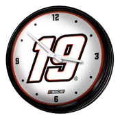 Martin Truex, Jr.: Retro Lighted Wall Clock, NAMT19-550-01