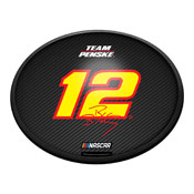 Ryan Blaney: Oval Slimline Lighted Wall Sign, NARB12-140-02