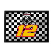 Ryan Blaney: Checkered Flag - Framed Mirrored Wall Sign, NARB12-265-02