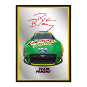 Ryan Blaney: Head On - Framed Mirrored Wall Sign, NARB12-275-01