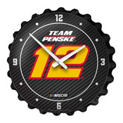 Ryan Blaney: Bottle Cap Wall Clock, NARB12-540-01
