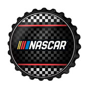 NASCAR: Checkered Flag - Bottle Cap Wall Sign, NASCAR-210-01