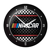 NASCAR: Checkered Flag - Modern Disc Wall Clock, NASCAR-510-01