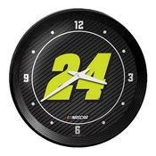 William Bryon: Ribbed Frame Wall Clock, NAWB24-530-01