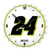 William Bryon: Bottle Cap Lighted Wall Clock, NAWB24-545-01