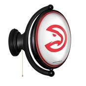 Atlanta Hawks: Original Oval Rotating Lighted Wall Sign, FNB-NBAHAW-125-01A
