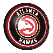 Atlanta Hawks: Round Slimline Lighted Wall Sign, NBAHAW-130-01
