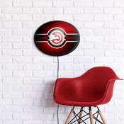 Atlanta Hawks: Oval Slimline Lighted Wall Sign, NBAHAW-140-01