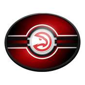 Atlanta Hawks: Oval Slimline Lighted Wall Sign, NBAHAW-140-01