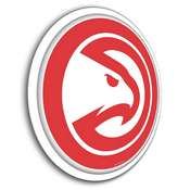 Atlanta Hawks: Modern Disc Wall Sign, NBAHAW-230-01