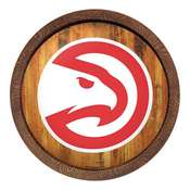 Atlanta Hawks: "Faux" Barrel Top Sign, FNB-NBAHAW-240-01