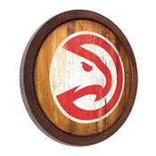 Atlanta Hawks: "Faux" Barrel Top Sign, FNB-NBAHAW-240-01