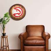 Atlanta Hawks: "Faux" Barrel Top Sign, FNB-NBAHAW-240-01