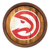 Atlanta Hawks: "Faux" Barrel Top Sign, FNB-NBAHAW-240-01