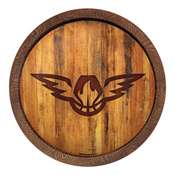 Atlanta Hawks: Logo - "Faux" Barrel Top Sign, FNB-NBAHAW-240-04
