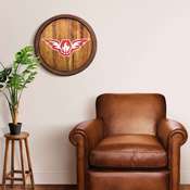 Atlanta Hawks: Logo - "Faux" Barrel Top Sign, FNB-NBAHAW-240-04