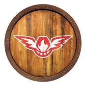 Atlanta Hawks: Logo - "Faux" Barrel Top Sign, FNB-NBAHAW-240-04
