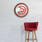 Atlanta Hawks: "Faux" Barrel Top Mirrored Wall Sign, FNB-NBAHAW-245-01A