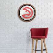 Atlanta Hawks: "Faux" Barrel Top Mirrored Wall Sign, FNB-NBAHAW-245-01A