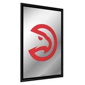 Atlanta Hawks: Vertical Framed Mirrored Wall Sign, FNB-NBAHAW-275-01A
