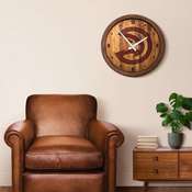 Atlanta Hawks: "Faux" Barrel Top Clock, FNB-NBAHAW-560-01