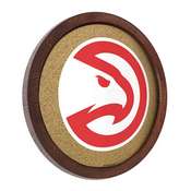 Atlanta Hawks: "Faux" Barrel Framed Cork Board, NBAHAW-632-01