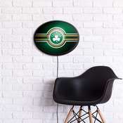 Boston Celtics: Oval Slimline Lighted Wall Sign, NBBCEL-140-01