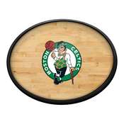 Boston Celtics: Hardwood - Oval Slimline Lighted Wall Sign, NBBCEL-140-21