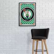 Boston Celtics: Team Spirit - Framed Mirrored Wall Sign - Vertical, NBBCEL-275-02
