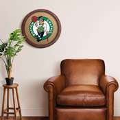 Boston Celtics: "Faux" Barrel Framed Cork Board, NBBCEL-632-01