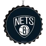 Brooklyn Nets: Bottle Cap Dangler, NBBNET-220-01