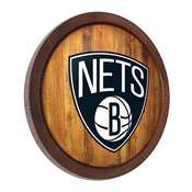Brooklyn Nets: "Faux" Barrel Top Sign, FNB-NBBNET-240-01
