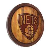 Brooklyn Nets: "Faux" Barrel Top Sign, FNB-NBBNET-240-01