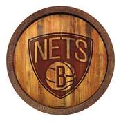 Brooklyn Nets: "Faux" Barrel Top Sign, FNB-NBBNET-240-01