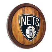 Brooklyn Nets: "Faux" Barrel Top Sign, FNB-NBBNET-240-01
